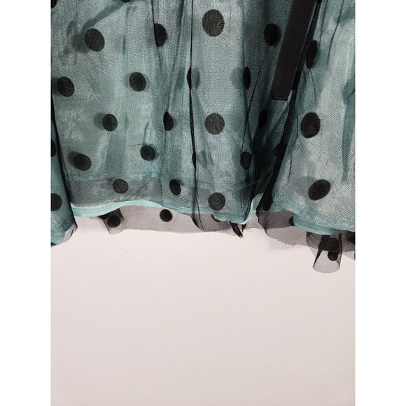 Torrid Womens Plus Skirt Circle Retro Pin Up Wedding Polka Dot 0X 12 - Picture 3 of 7